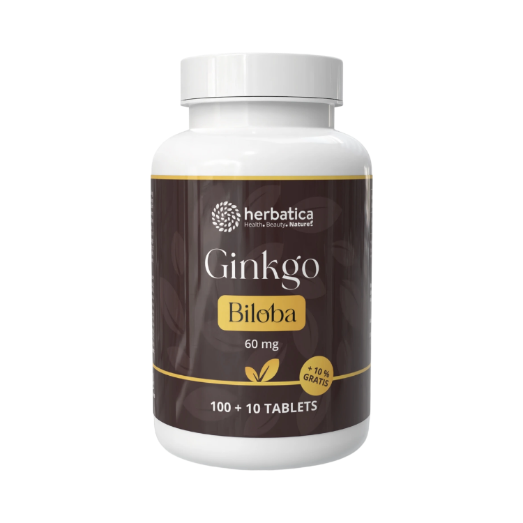 Kép Ginkgo biloba 60 mg – 110 tabletta – Herbatica