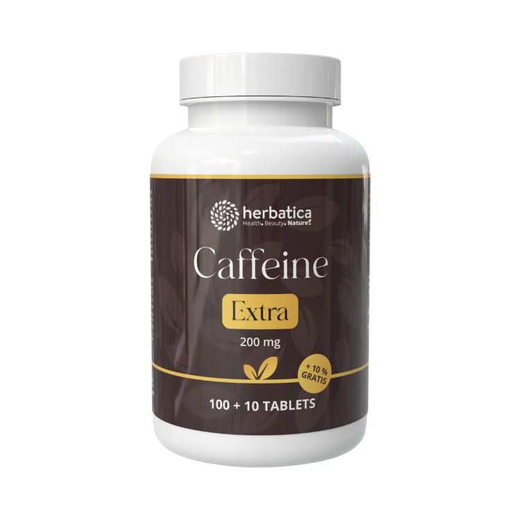Kép Koffein 200 mg – 110 tabletta – Herbatica