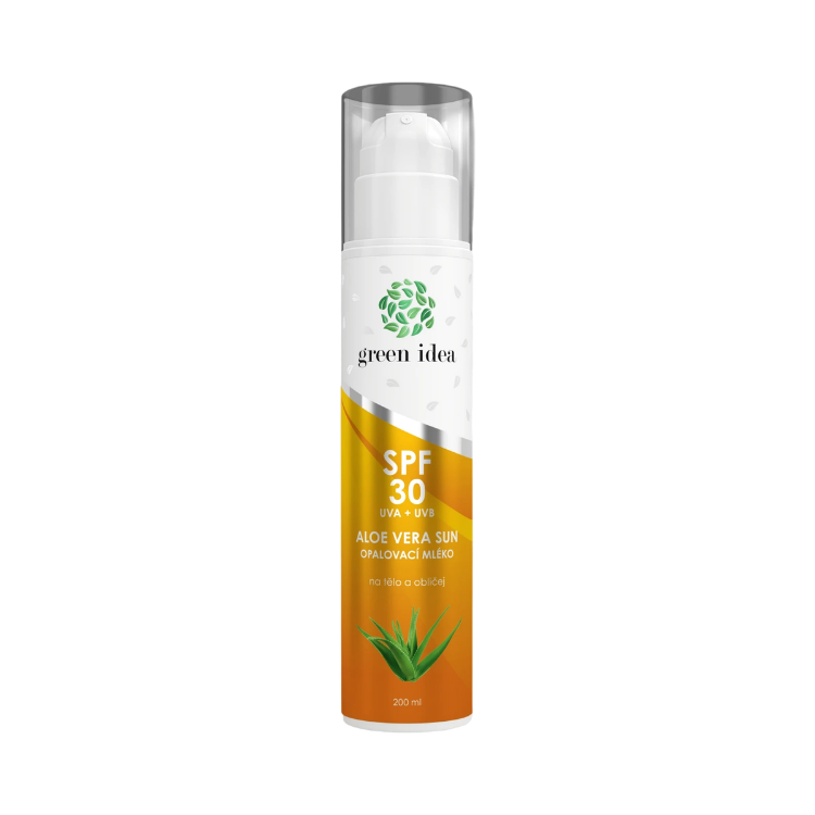Kép Aloe vera sun SPF 30 naptej 200 ml - Green idea