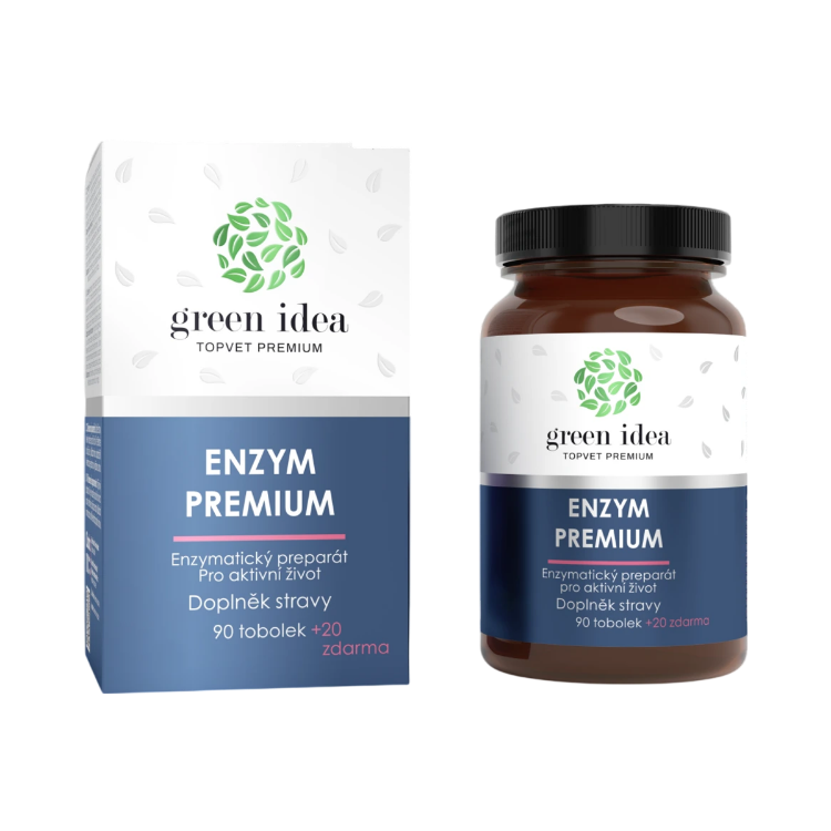 Kép Enzym Premium – 90 kapszula + 20 ajándék – 110 db – Green idea