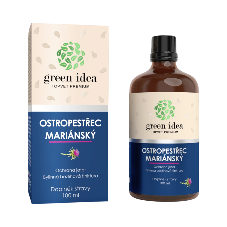 Kép Green idea Máriatövis alkoholmentes tinktúra 100 ml