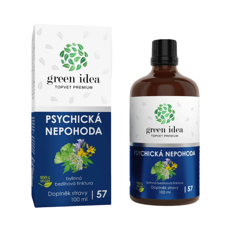 Kép Pszichés diszkomfort – alkoholmentes tinktúra 100 ml - Green idea