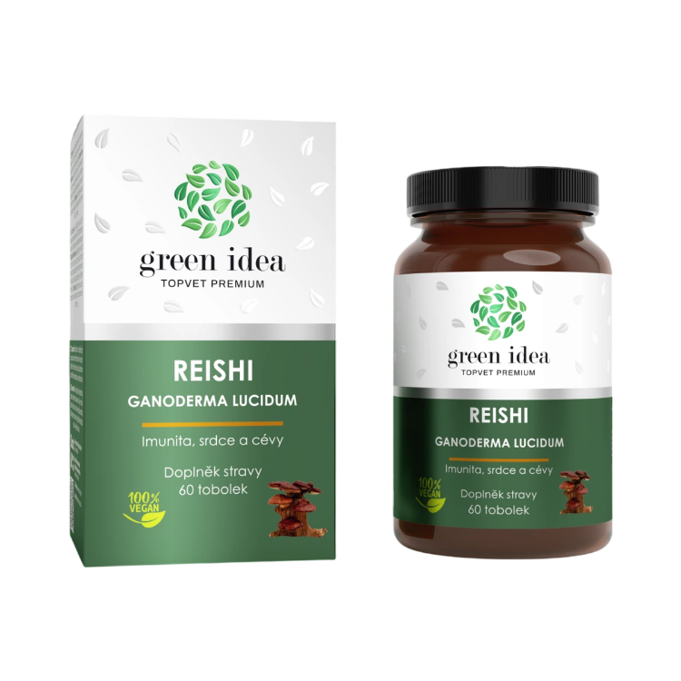 Kép Green idea Reishi – 60 kapszula