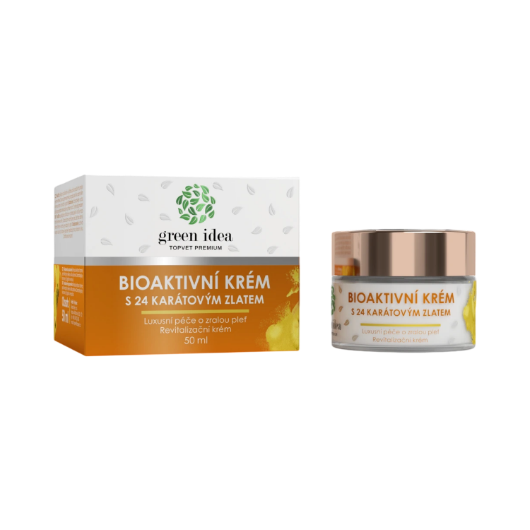 Kép Bioaktív krém 24 karátos arannyal – 50 ml – Green idea