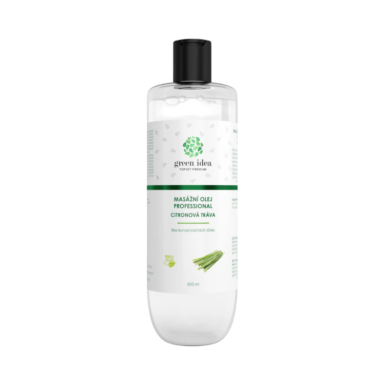 Kép Citrónová fű masszázsolaj 500 ml – Green idea