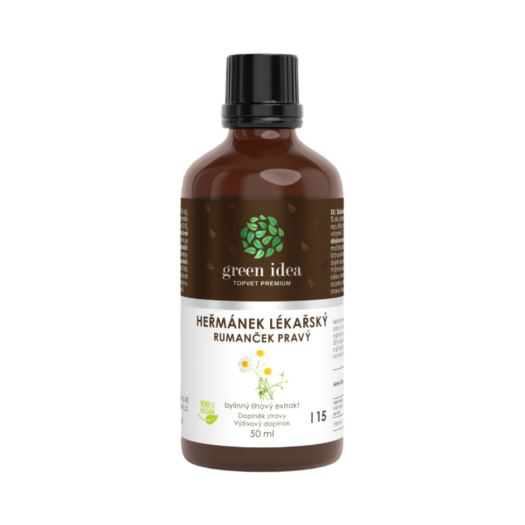 Kép Orvosi kamilla – tinktúra cseppek 50 ml – Green idea