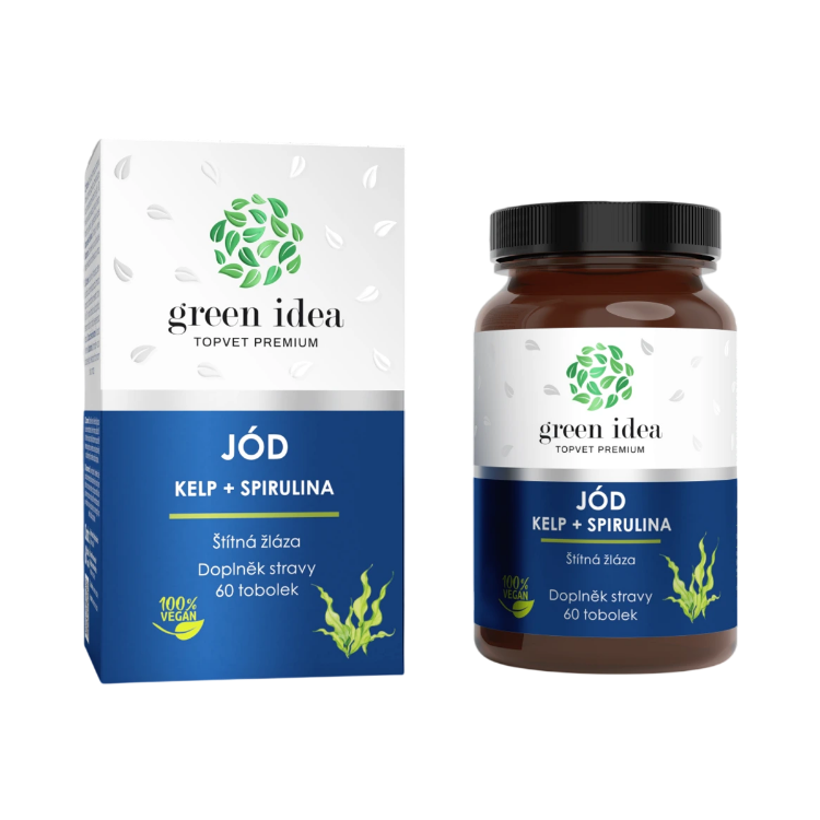 Kép Jód – kelp + spirulina – kapszula 60 db – Green idea