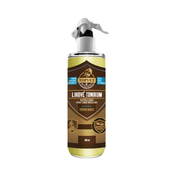 Kép Green idea Repellens alkoholos tonik lovaknak, repellens hatással – 500 ml