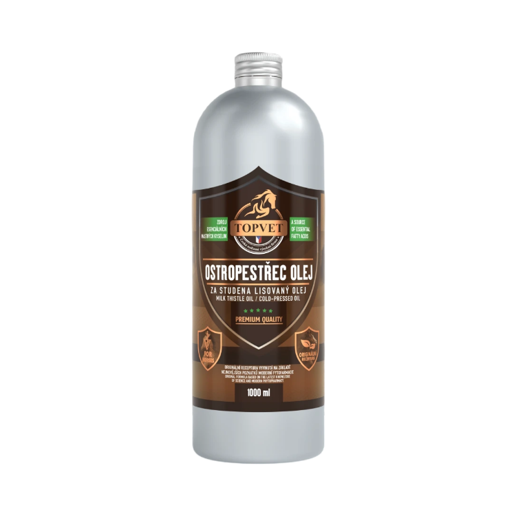 Kép Green idea máriatövisolaj lovaknak – 1000 ml
