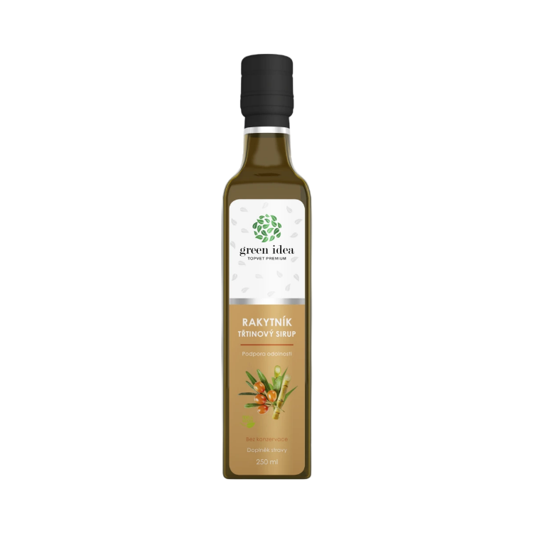 Kép Homoktövis szirup nádcukorral 250 ml - Green idea