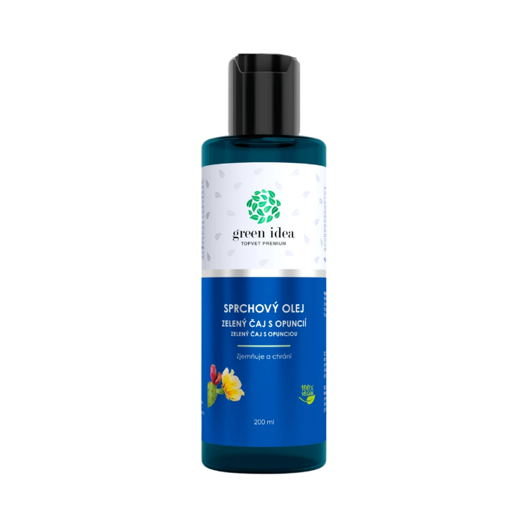 Kép Green idea tusolóolaj – zöld tea opunciával, 200 ml