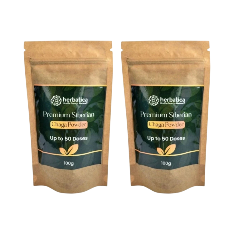 Kép Kedvezményes szett: 2x Prémium szibériai chaga 100% por - 100 g - Herbatica