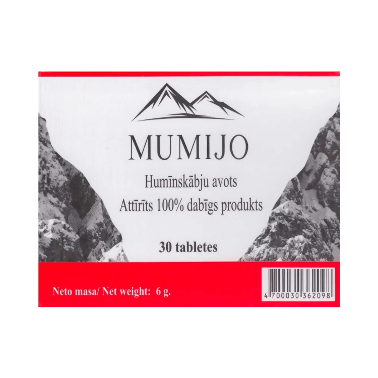 Kép Altáji mumio Shilajit – 30 tabletta – BIOVIT LLC