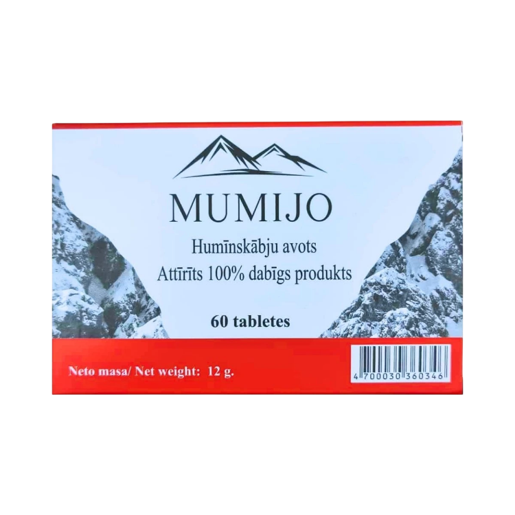 Kép Altaji múmijó Shilajit – 60 tabletta – BIOVIT LLC