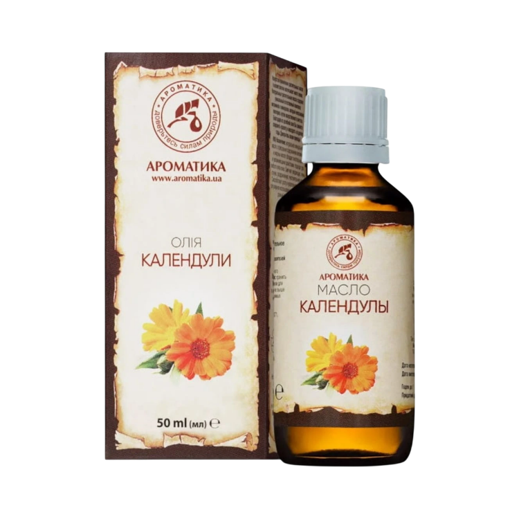 Kép Aromatika természetes körömvirág növényi olaj – 50 ml
