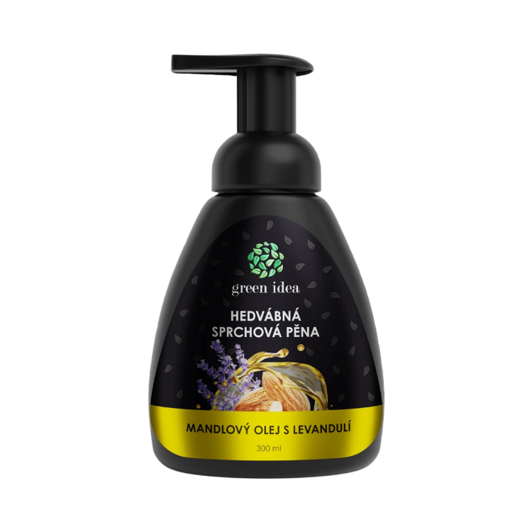 Kép Green idea selymes tusolóhab mandulaolajjal és levendulával, 300 ml