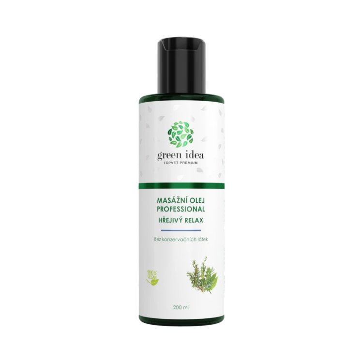 Kép Melegítő relax – masszázsolaj 200 ml – Green idea
