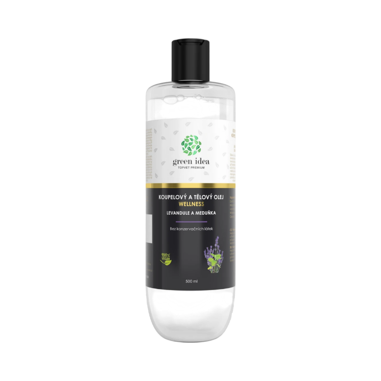 Kép Levendula és citromfű – fürdő- és testolaj 500 ml – Green idea