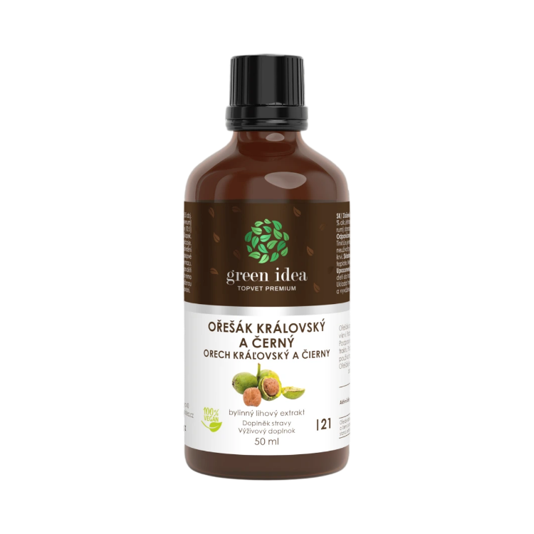 Kép Közönséges dió – tinktúra – cseppek 50 ml – Green idea
