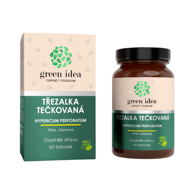 Kép Orbáncfű – gyógynövény-kivonat – 60 kapszula – Green idea