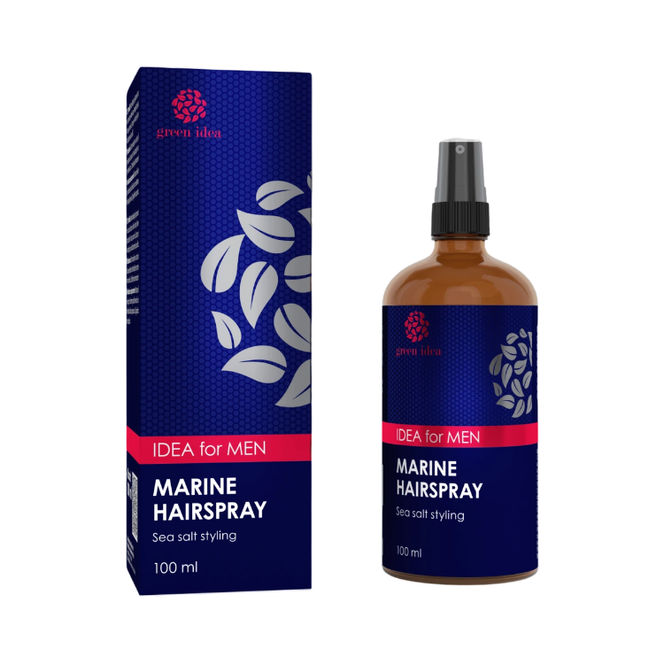 Kép IDEA for MEN tengeri sós hajformázó spray 100 ml - Green idea