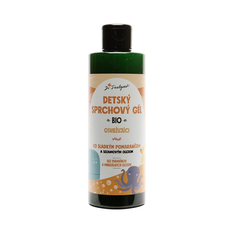 Kép BIO gyermek tusfürdő Narancs – 200 ml – Dr. Feelgood