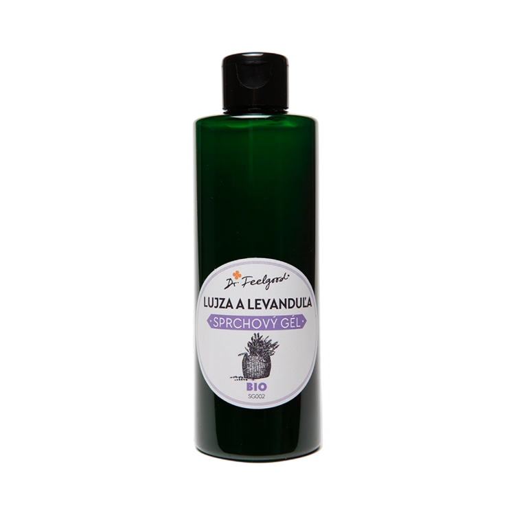 Kép Dr. Feelgood BIO Lujza és levendula tusfürdő - 200 ml