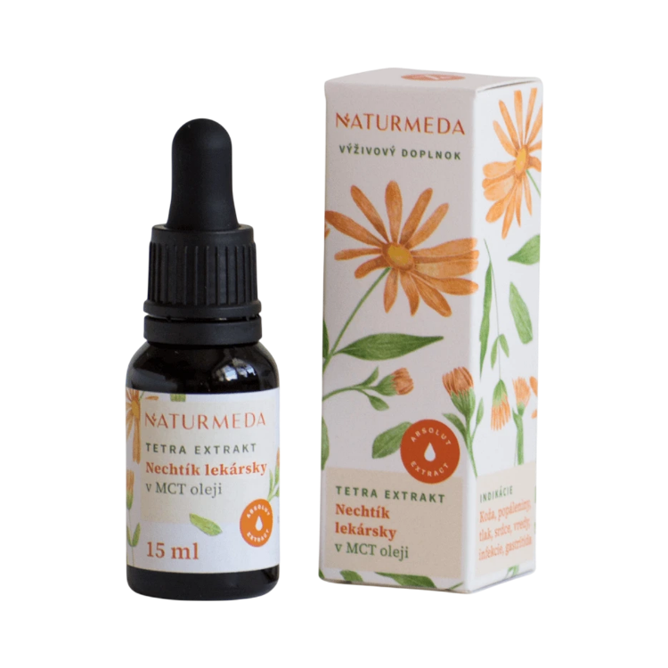 Kép Orvosi körömvirág – Tetra gyógynövénykivonat – 15 ml – Naturmeda