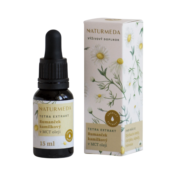 Kép Római kamilla – tetra gyógynövénykivonat – 15 ml – Naturmeda