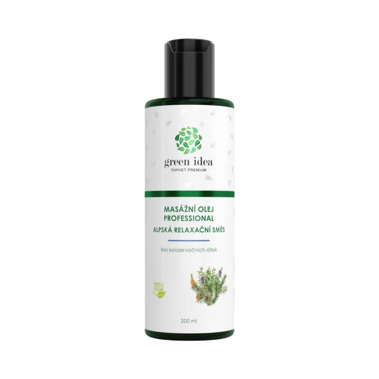 Kép Green idea Alpesi relaxáló keverék masszázsolaj 200 ml