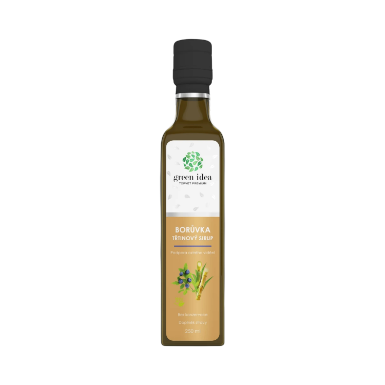 Kép Green idea áfonyás nádcukorszirup 250 ml