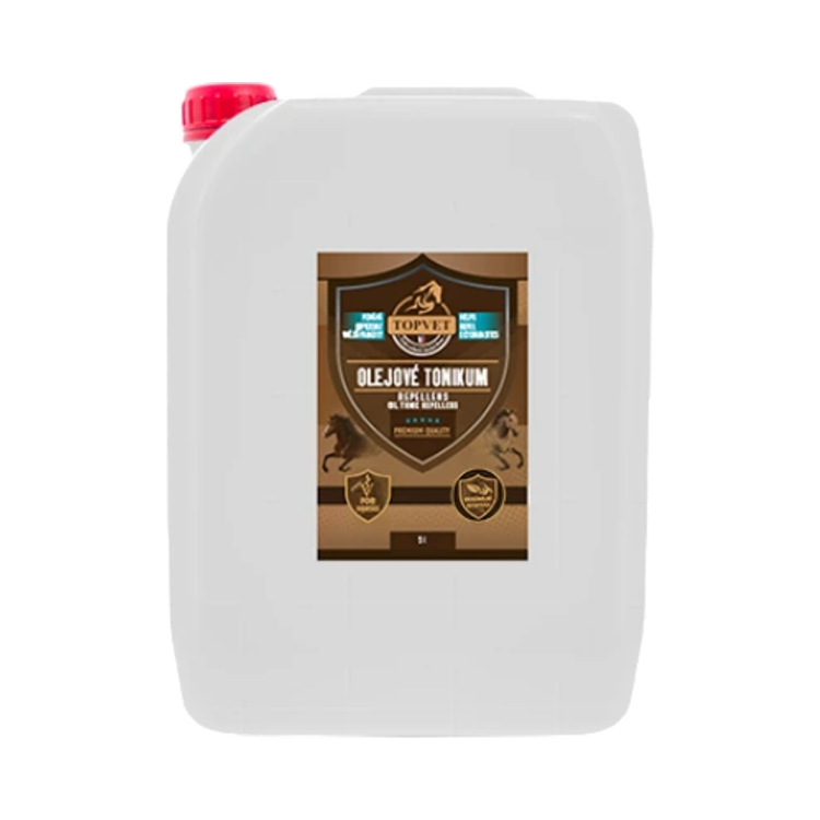 Kép Green idea olajos tonik riasztó hatással lovaknak, 5 l (5000 ml)