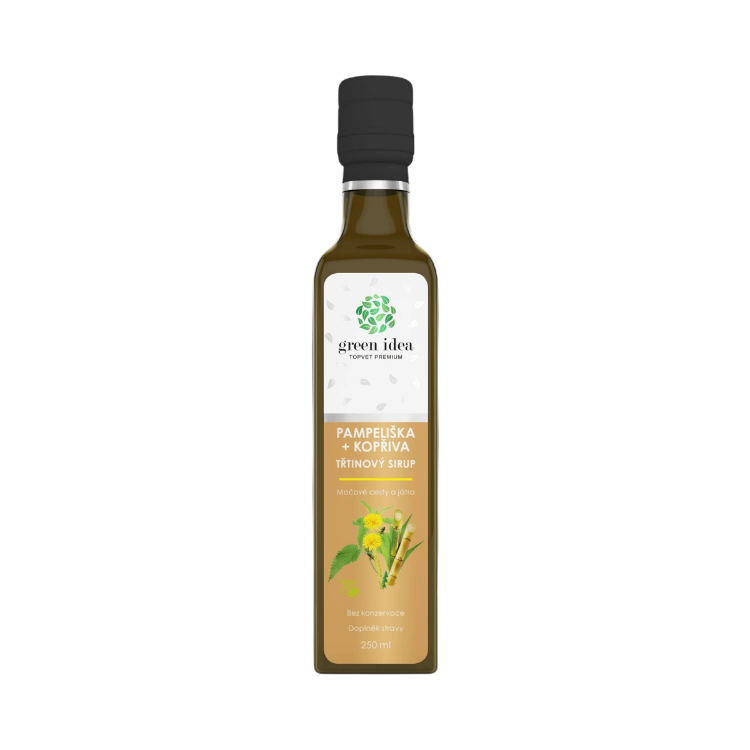 Kép Pitypang + csalán nádcukorszirup 250 ml - Green idea