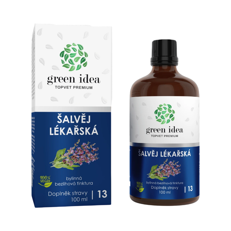 Kép Orvosi zsálya – alkoholmentes tinktúra 100 ml – Green idea