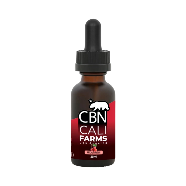 Kép CaliFarms CBD & CBN olaj (2000 mg CBD + 500 mg CBN) – cseresznye, 30 ml