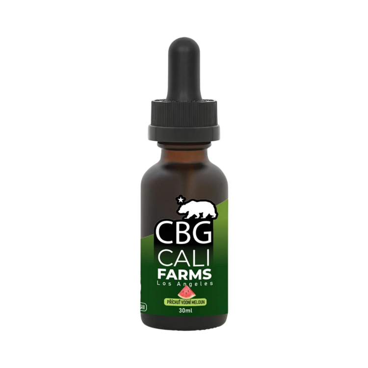 Kép CaliFarms CBD + CBG olaj (2000 mg CBD + 500 mg CBG) – görögdinnye – 30 ml