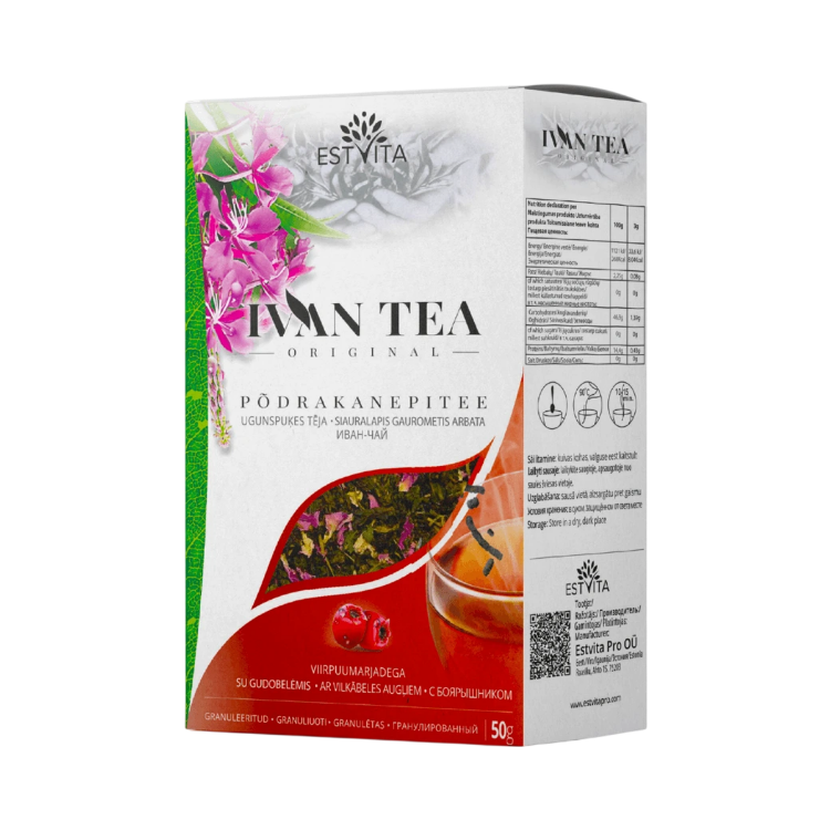 Kép Ivan tea (keskenylevelű füzike) galagonyával - 50 g - Estvita