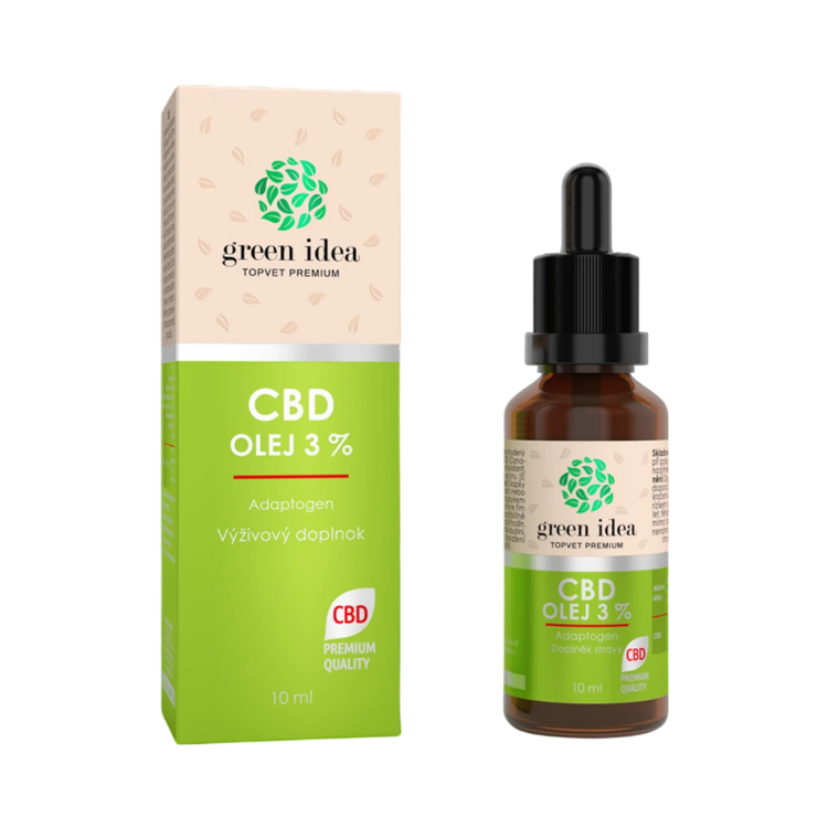 Kép CBD olaj 3% 10 ml – Green idea
