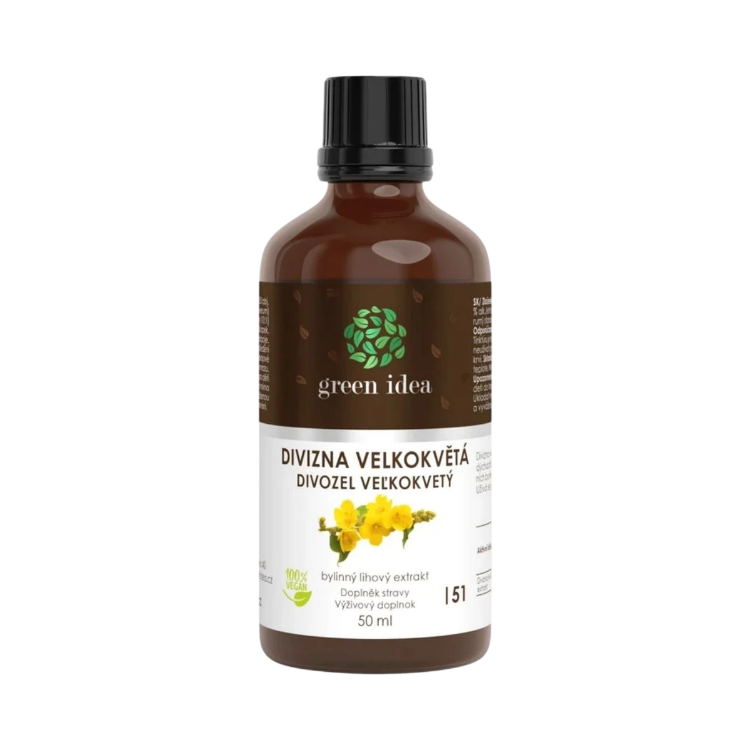 Kép Green idea nagyvirágú ökörfarkkóró tinktúra – cseppek, 50 ml