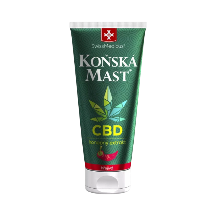 Kép SwissMedicus melegítő lóbalzsam CBD-vel, 200 ml