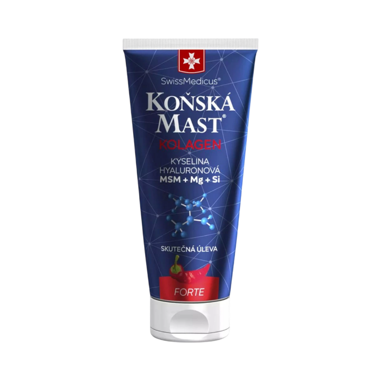 Kép SwissMedicus kollagénes forte melegítő lóbalzsam, 200 ml