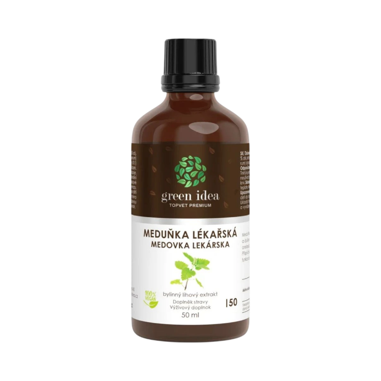 Kép Green idea orvosi citromfű tinktúra – cseppek, 50 ml