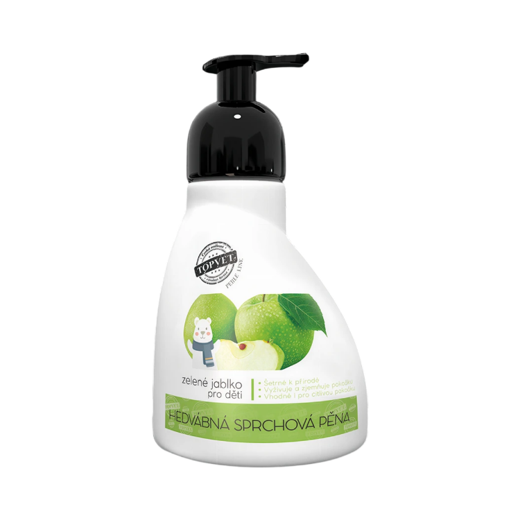 Kép Green idea zöldalmás tusolóhab gyermekeknek is, 300 ml
