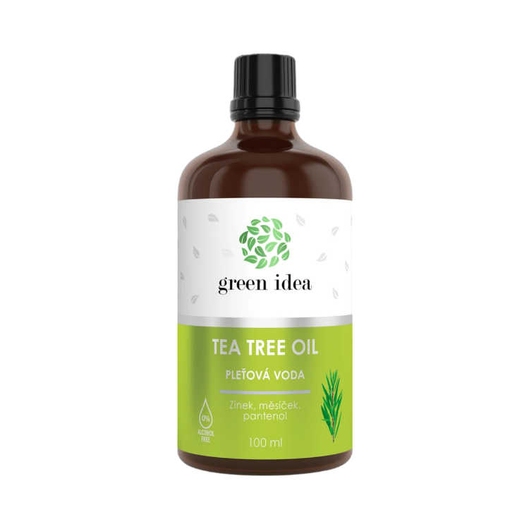 Kép Green idea TTO alkoholmentes arctonik teafaolajjal, körömvirággal, panthenollal és cinkkel 100 ml