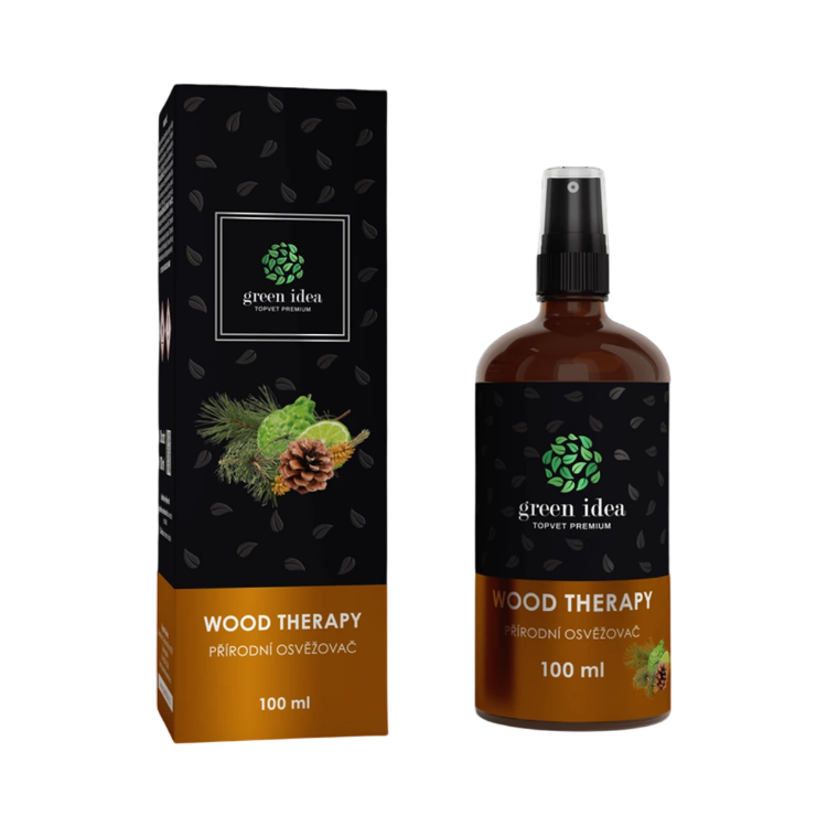 Kép WOOD THERAPY természetes légfrissítő, 100 ml – Green idea