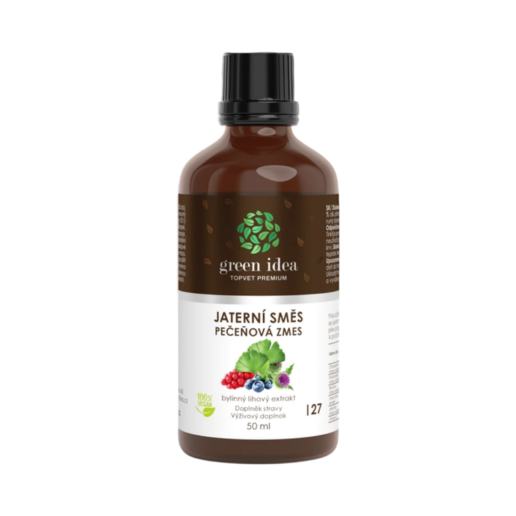 Kép Májkeverék (HEPAMIX) tinktúra – cseppek 50 ml – Green idea