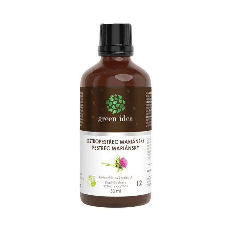 Kép Máriatövis tinktúra – cseppek 50 ml – Green idea