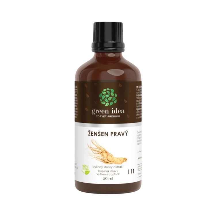 Kép Ginzeng tinktúra – cseppek 50 ml – Green idea