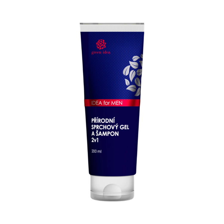 Kép IDEA for MEN – természetes 2 az 1-ben tusfürdő és sampon férfiaknak 200 ml – Green idea