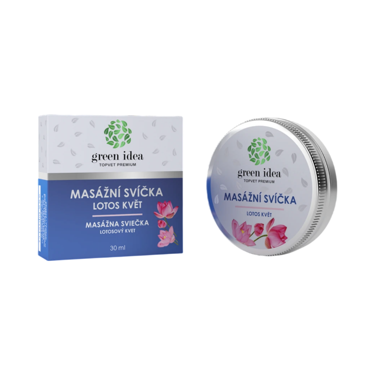 Kép Green idea masszázsgyertya – lótuszvirág, 30 ml